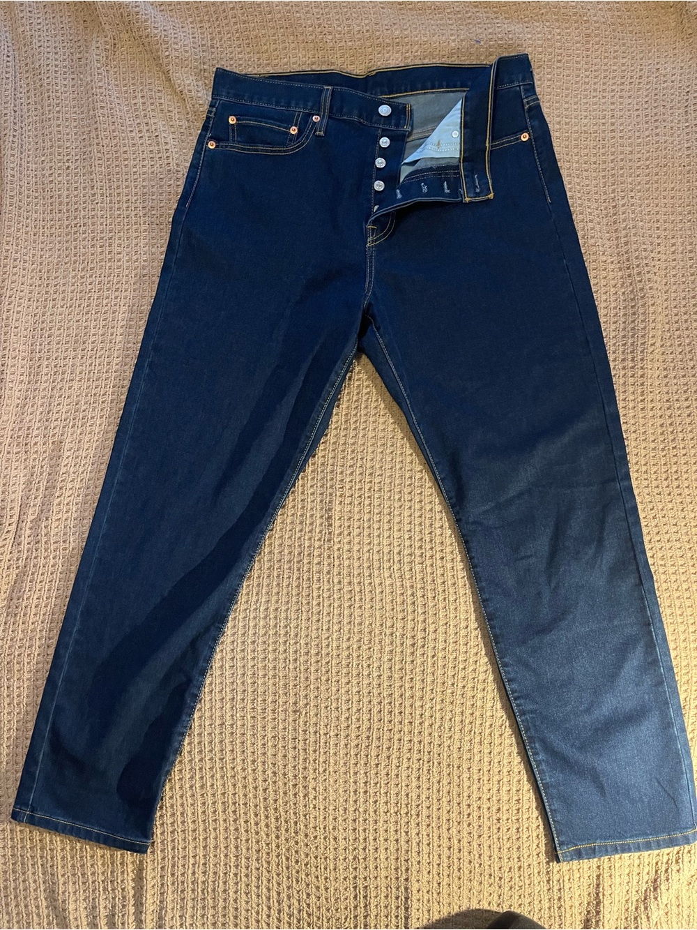 Women’s Levi’s Premium Wedgie Icon Fit High Rise Dark Wash Jeans Button Fly W31